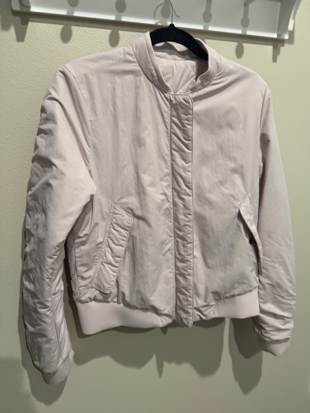 Lululemon “Warm Two Ways” Reversible Bomber Jacket — Size 8